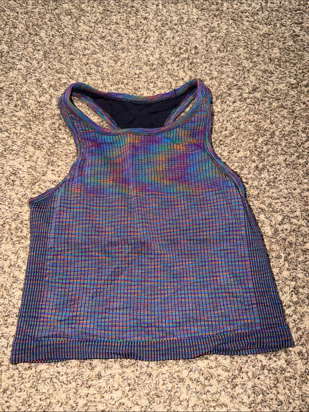 Women's Multicolor Ribbed Lululemon Tank